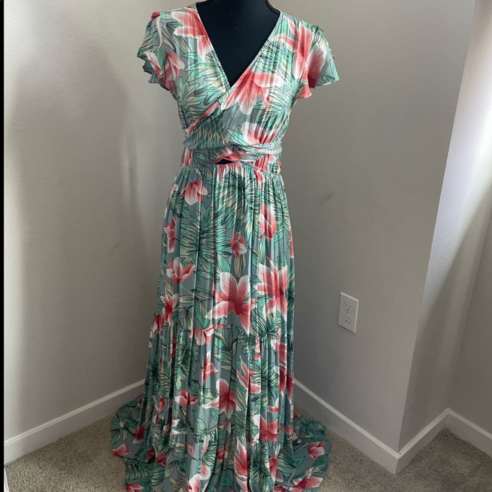 Express Wrap Floral Maxi